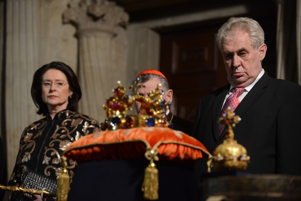 CZECH PRESIDENT MILOS ZEMAN