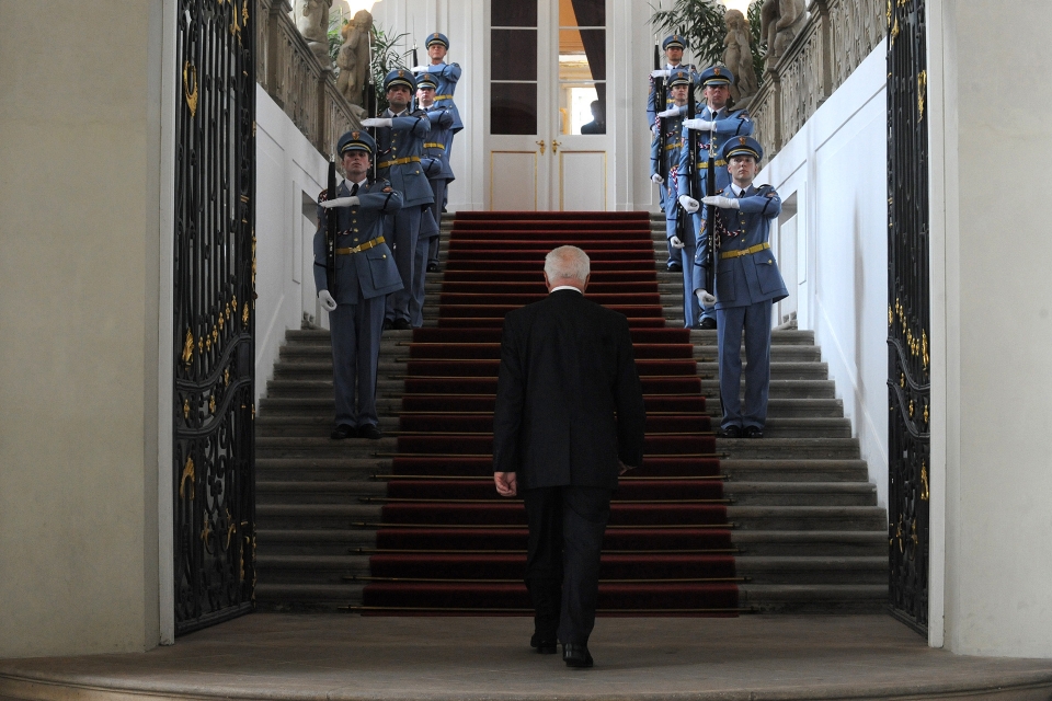 CZECH PRESIDENT VACLAV KLAUS