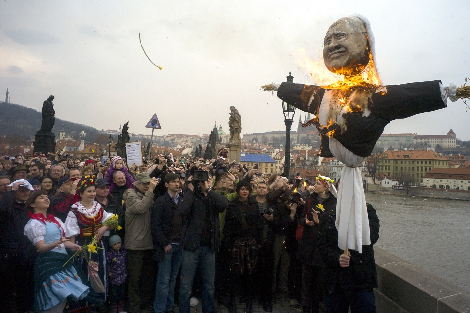 CZECH PRESIDENT VACLAV KLAUS