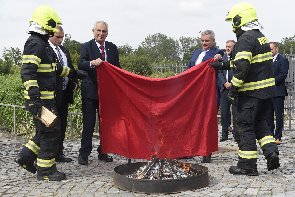 CZECH PRESIDENT MILOS ZEMAN